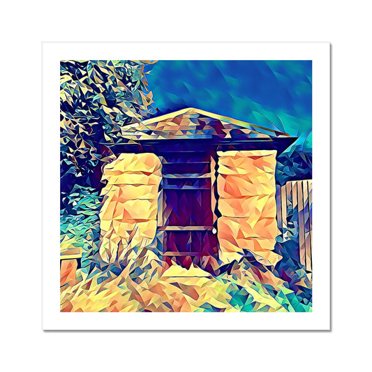 The Lock Up - Poly Art Fine Art Print