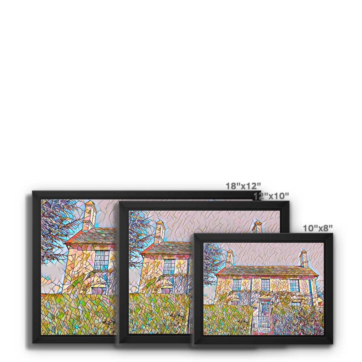 The Grange - Mosaic Framed Canvas