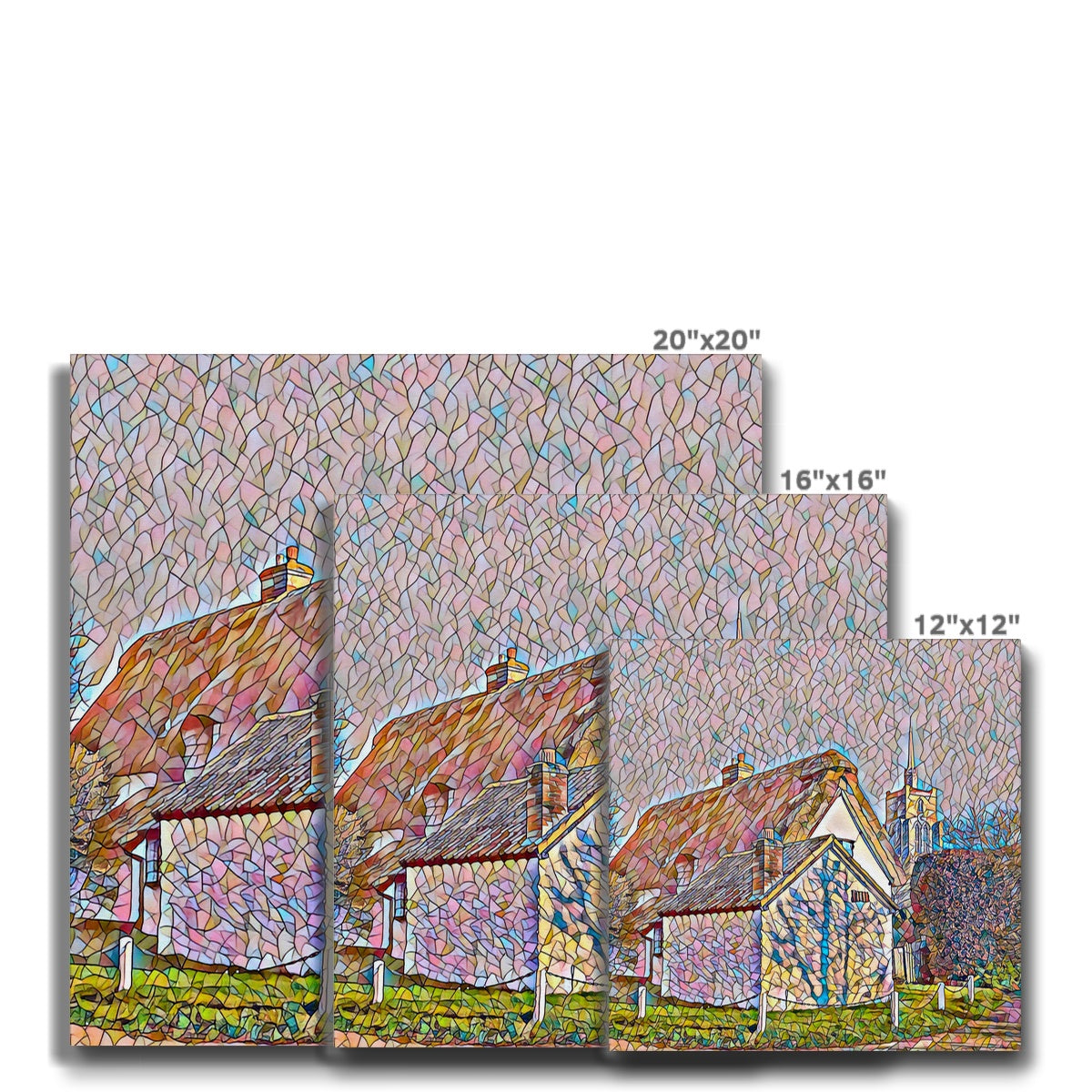 Chain Cottage - Mosaic Canvas