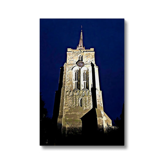 St Mary's in the Evening - Illustrated Canvas