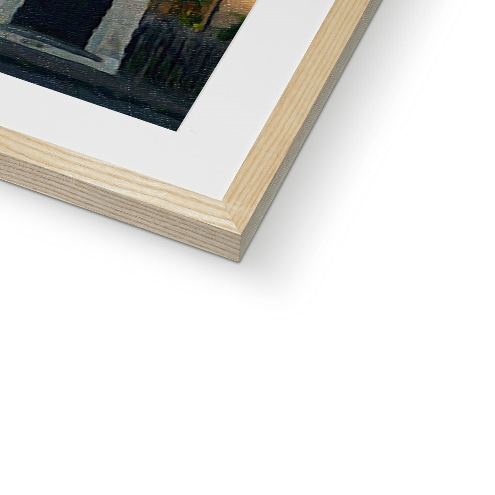 The Museum -Oil Framed & Mounted Print