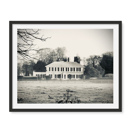The Bury - Black & White Framed Photo Tile