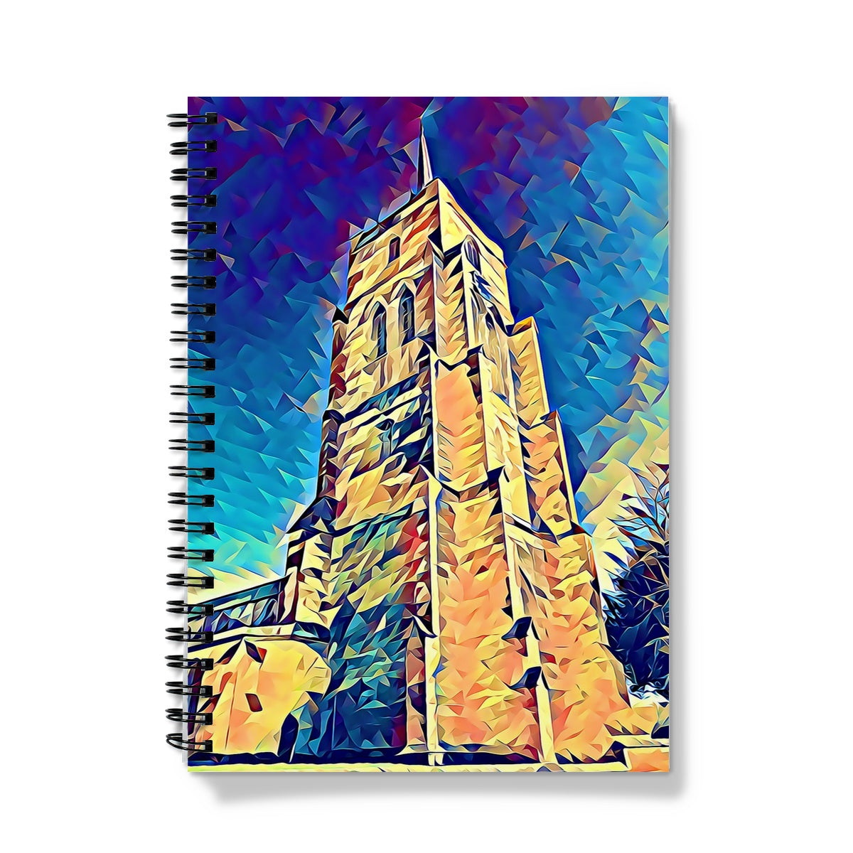 St Mary's Tower - Poly Art Notebook