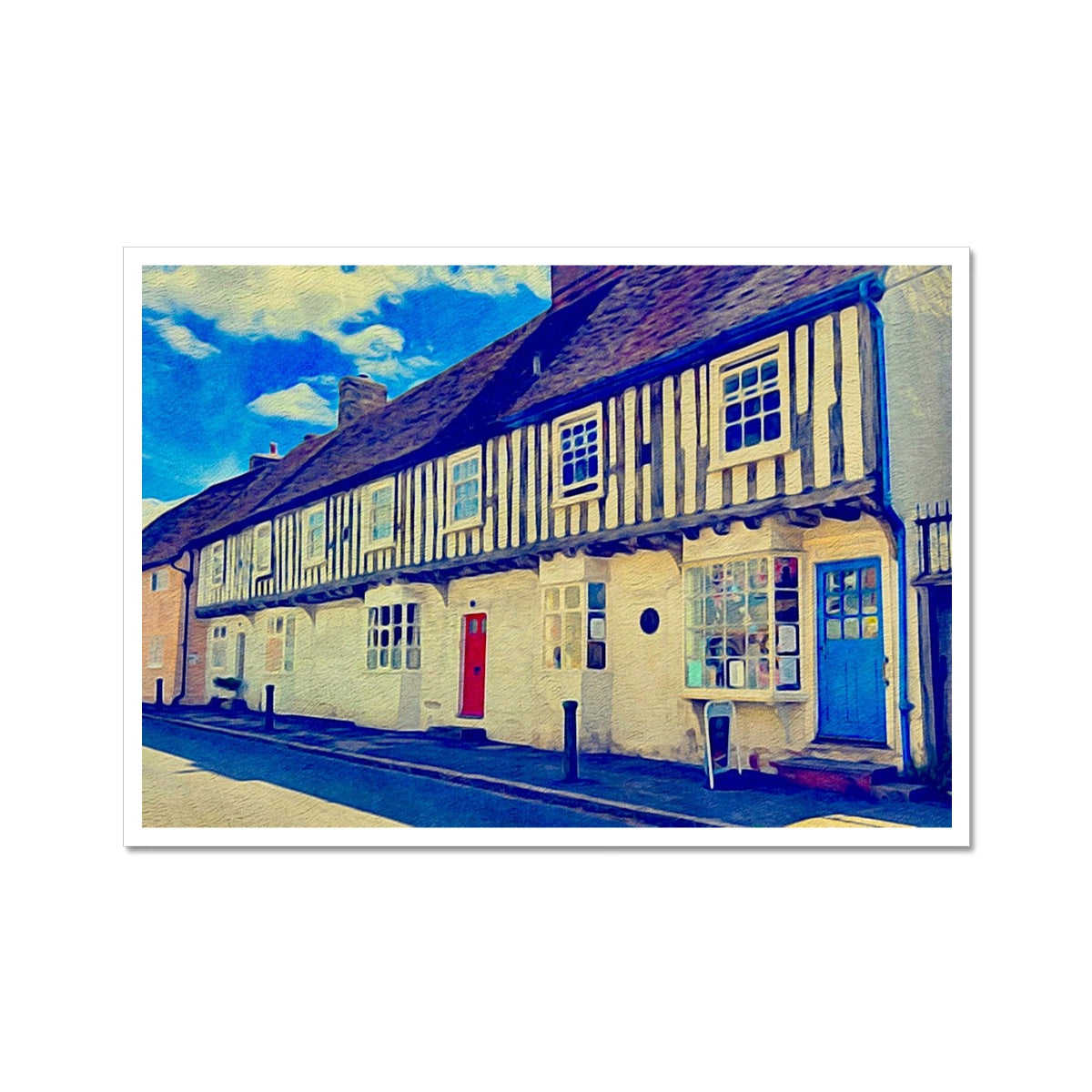 High Street - Oil Fine Art Print