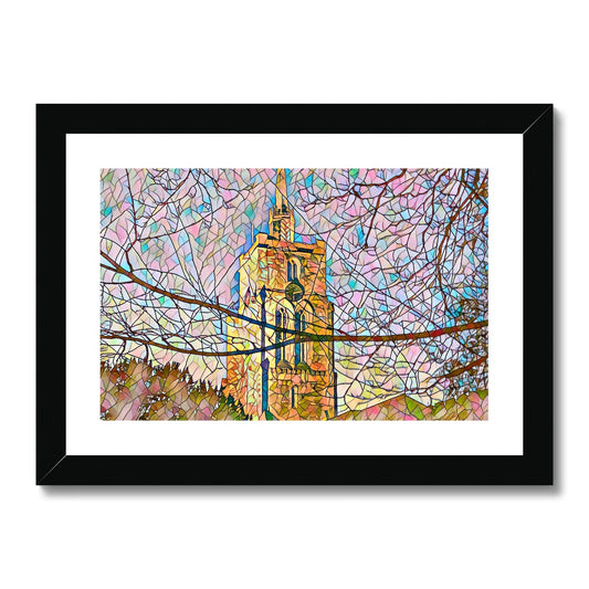 St Mary's Veiled - Mosaic Framed & Mounted Print