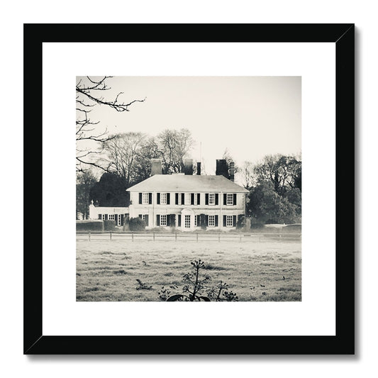 The Bury - Black & White Framed & Mounted Print