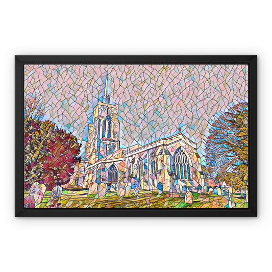 St Mary's from the East - Mosaic Framed Canvas