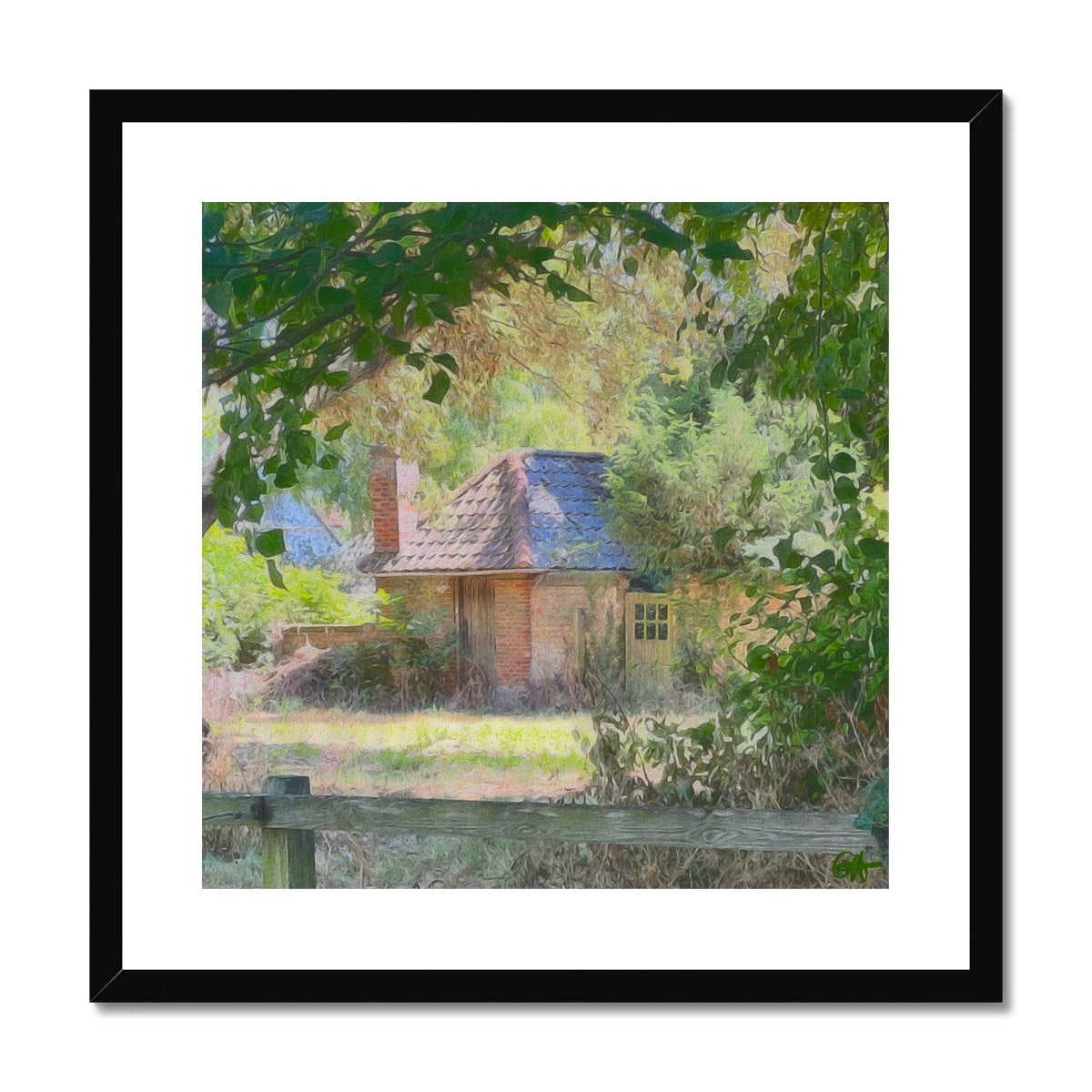 Hidden on Rolly’s Lane - Oil Framed & Mounted Print