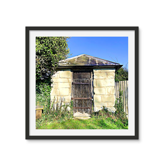 The Lock Up - Illustrated Framed Photo Tile