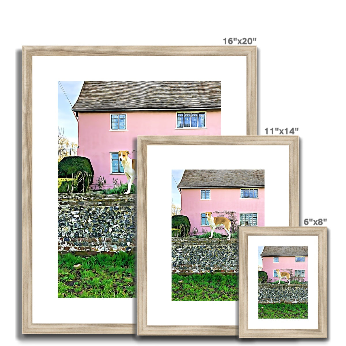 Gardiners Lane - Illustrated Framed & Mounted Print