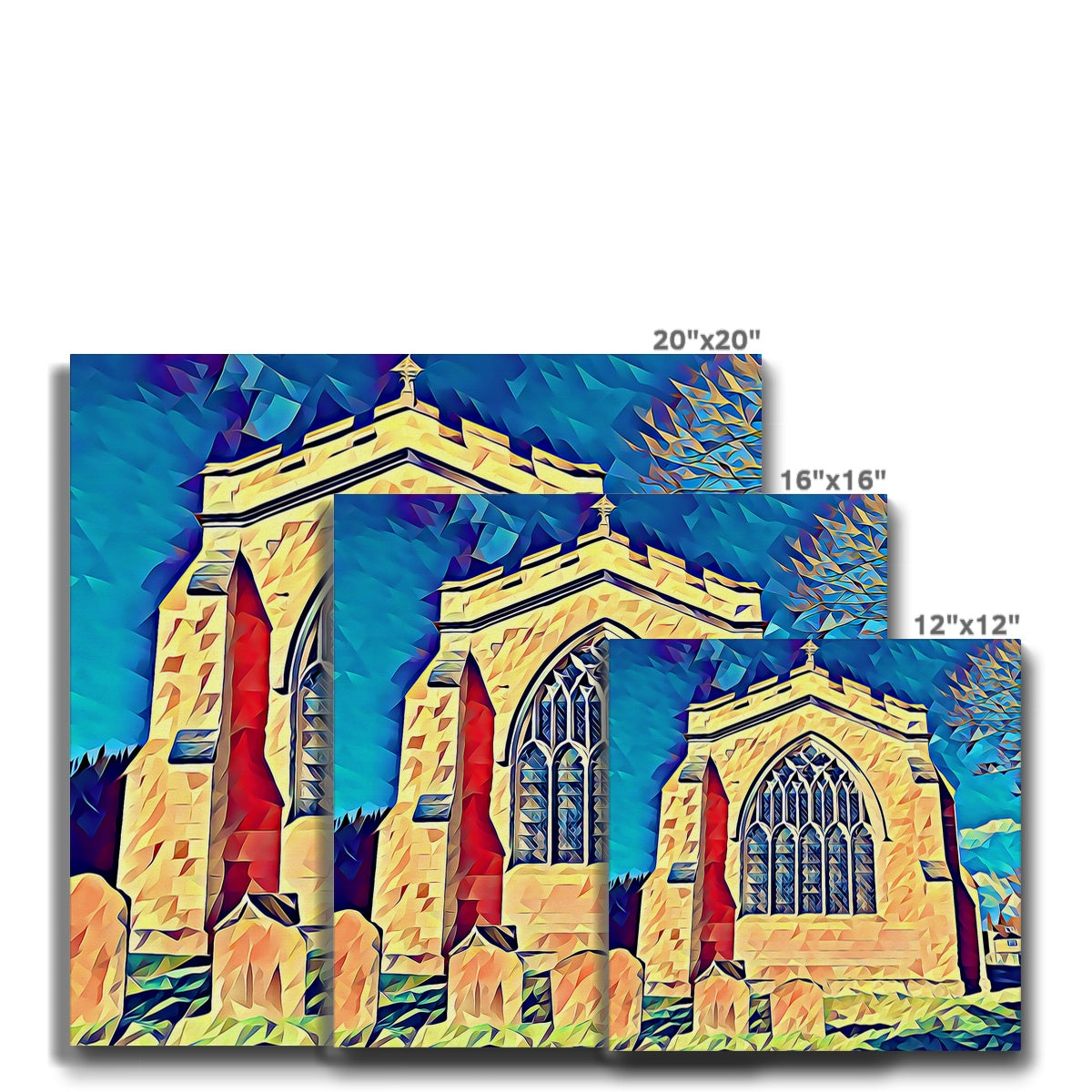 St Mary's East Face - Poly Art Canvas