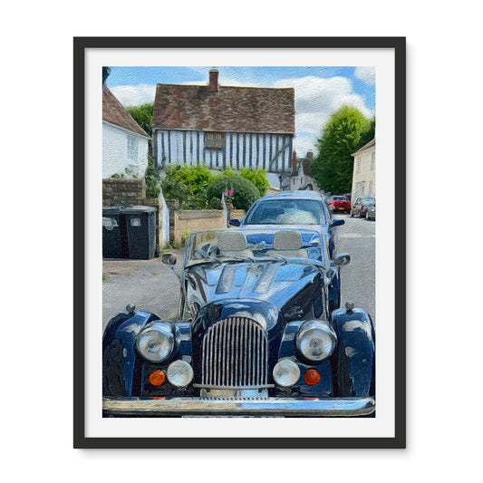 Morgan on the High Street - Oil Framed Photo Tile
