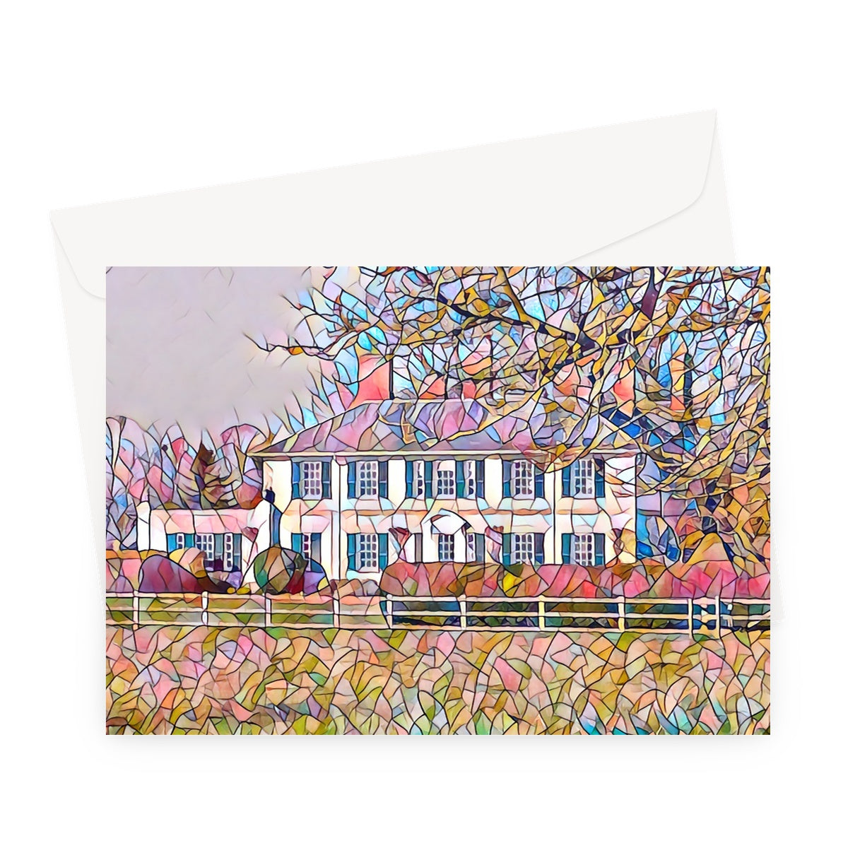 The Bury - Mosaic Greeting Card