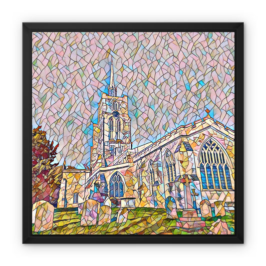 St Mary's Graveyard - Mosaic Framed Canvas