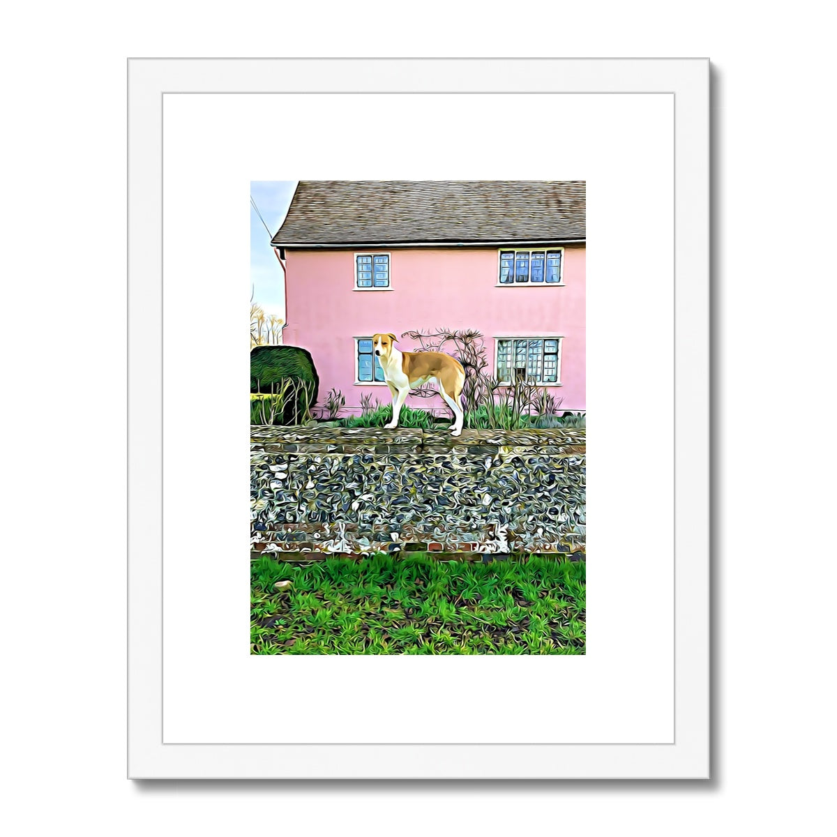 Gardiners Lane - Illustrated Framed & Mounted Print