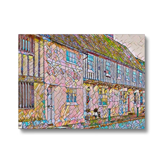 Tudor High Street - Mosaic Canvas