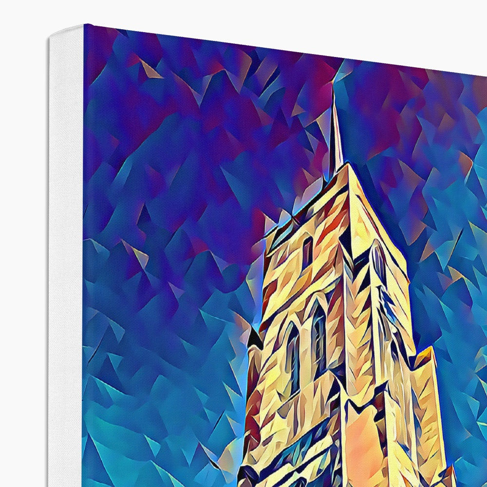 St Mary's Tower - Poly Art Canvas