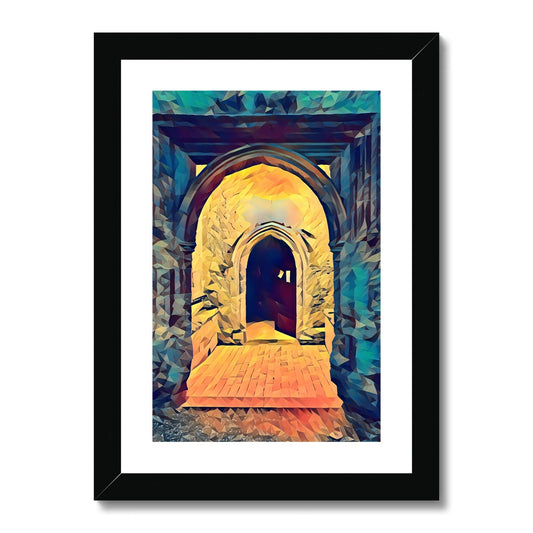 St Mary's North Face - Poly Art Framed & Mounted Print