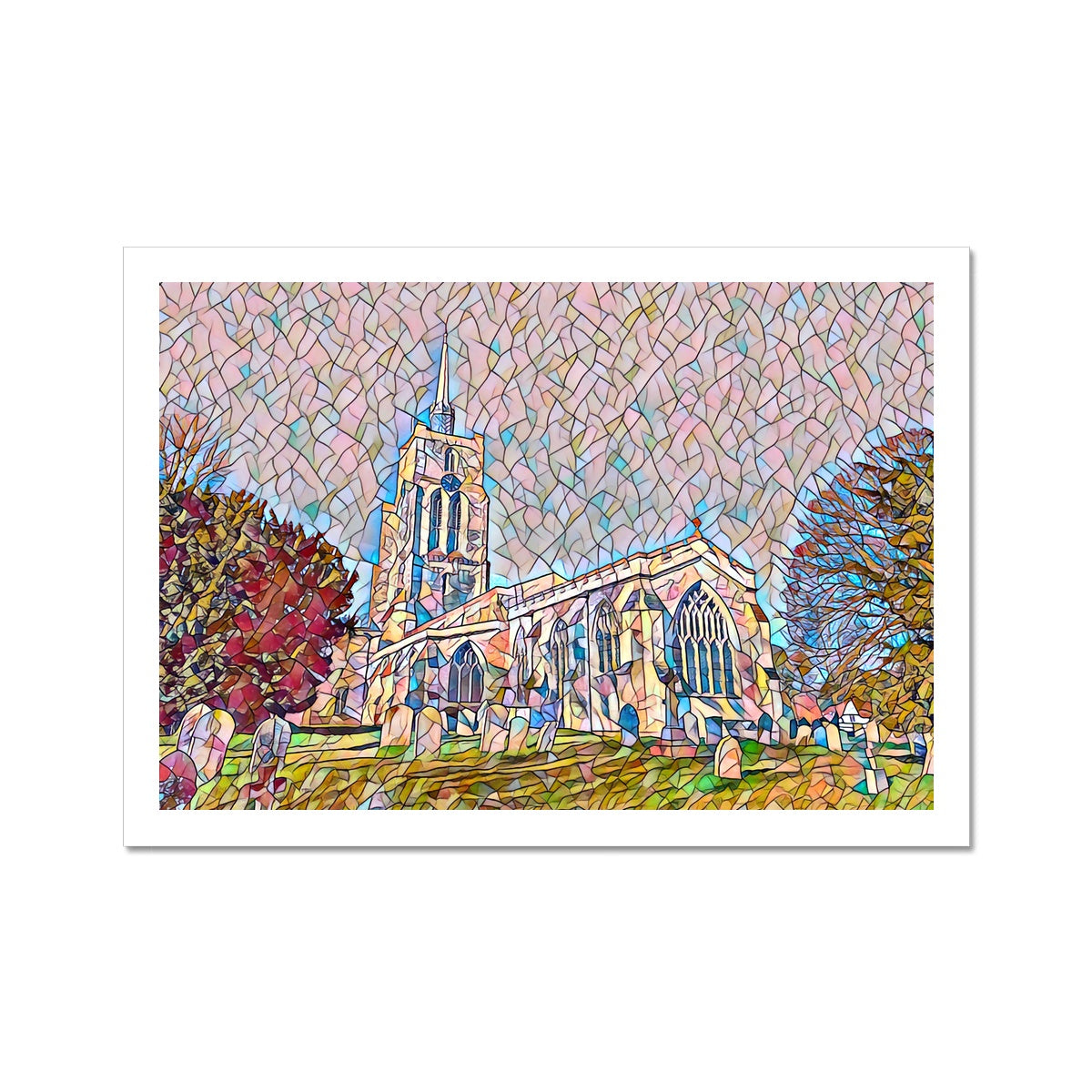 St Mary's from the East - Mosaic Fine Art Print