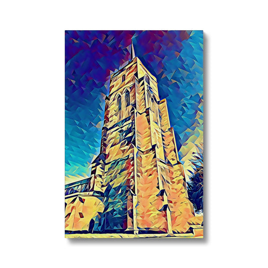 St Mary's Tower - Poly Art Canvas