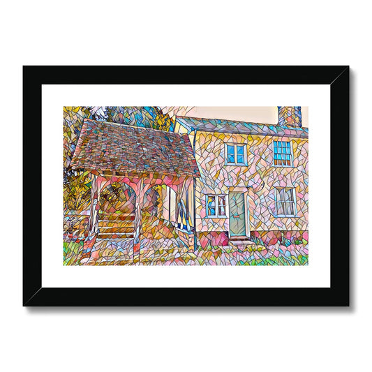 The Lychgate - Mosaic Framed & Mounted Print