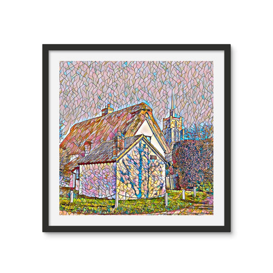 Chain Cottage - Mosaic Framed Photo Tile
