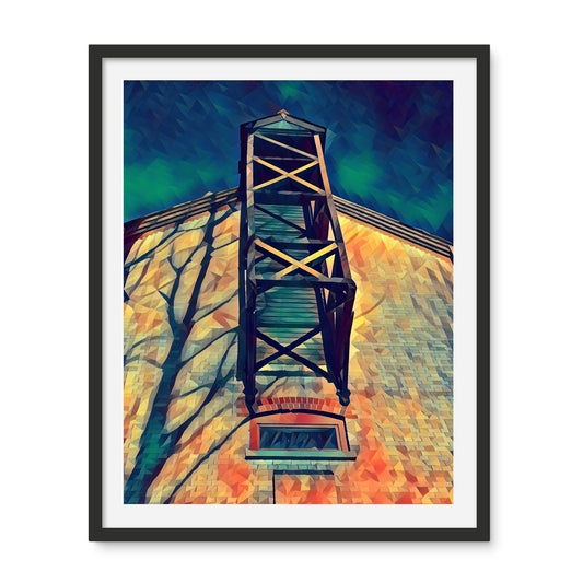 The Maltings - Poly Art Framed Photo Tile