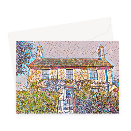 The Grange - Mosaic Greeting Card