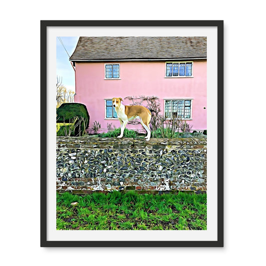 Gardiners Lane - Illustrated Framed Photo Tile