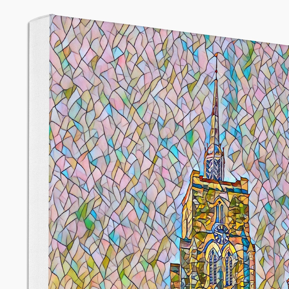 St Mary's from Mill Street - Mosaic Canvas