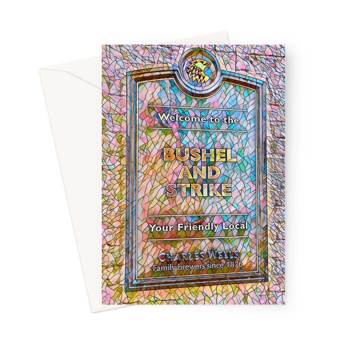 The Bushel & Strike - Mosaic Greeting Card