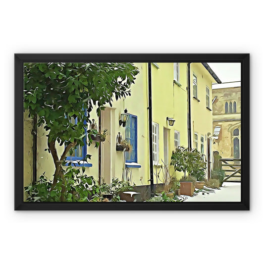 Church Path - Oil Framed Canvas