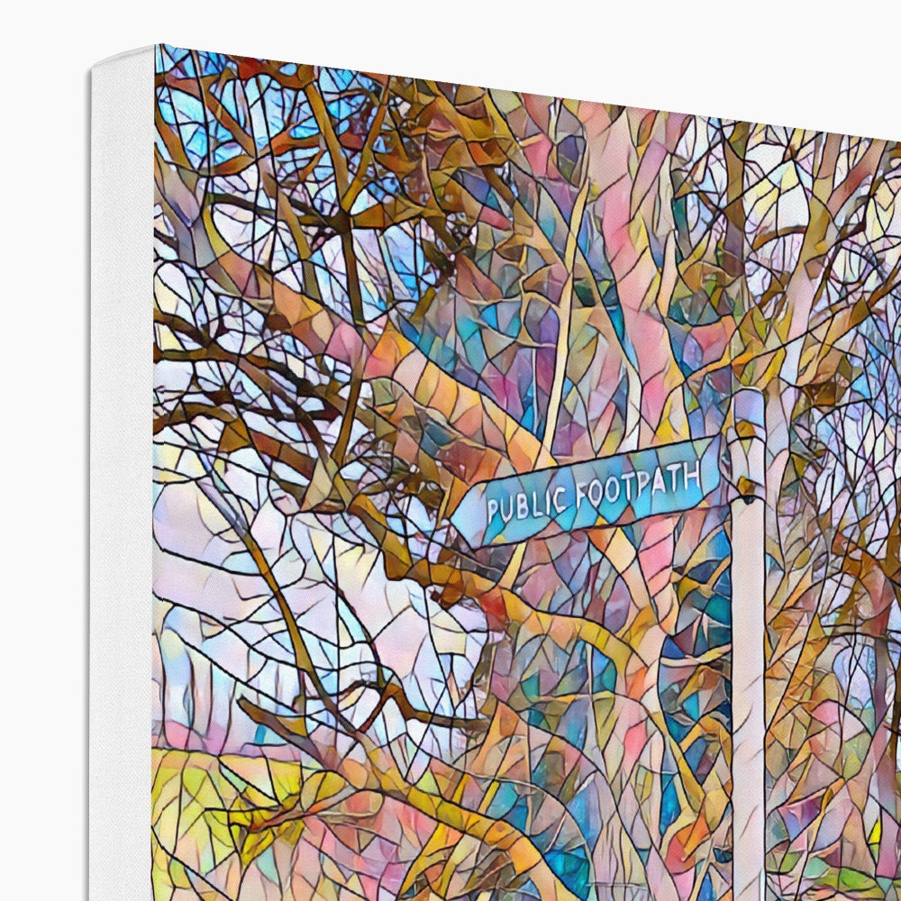 Loves Lane Footpath - Mosaic Canvas