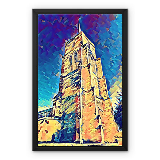 St Mary's Tower - Poly Art Framed Canvas