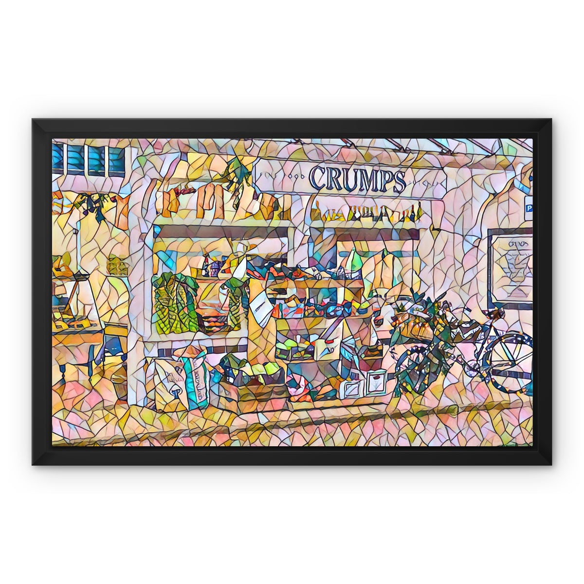 Crumps - Mosaic Framed Canvas