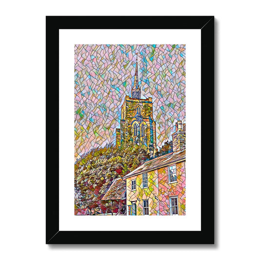 St Mary's from Mill Street - Mosaic Framed & Mounted Print