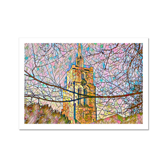 St Mary's Veiled - Mosaic Fine Art Print