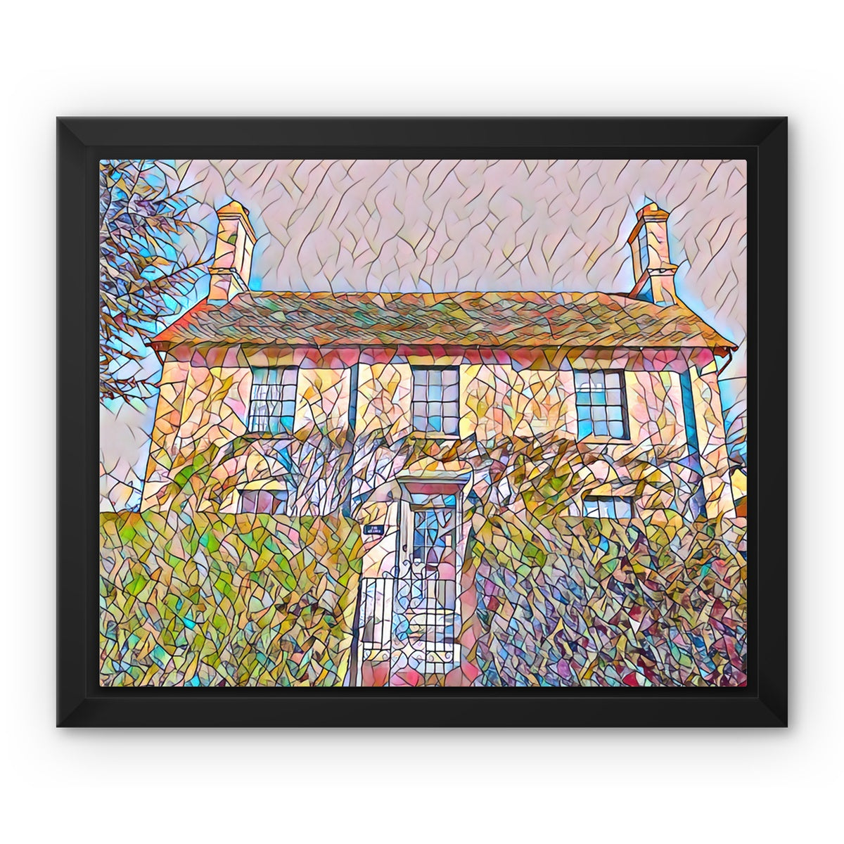 The Grange - Mosaic Framed Canvas