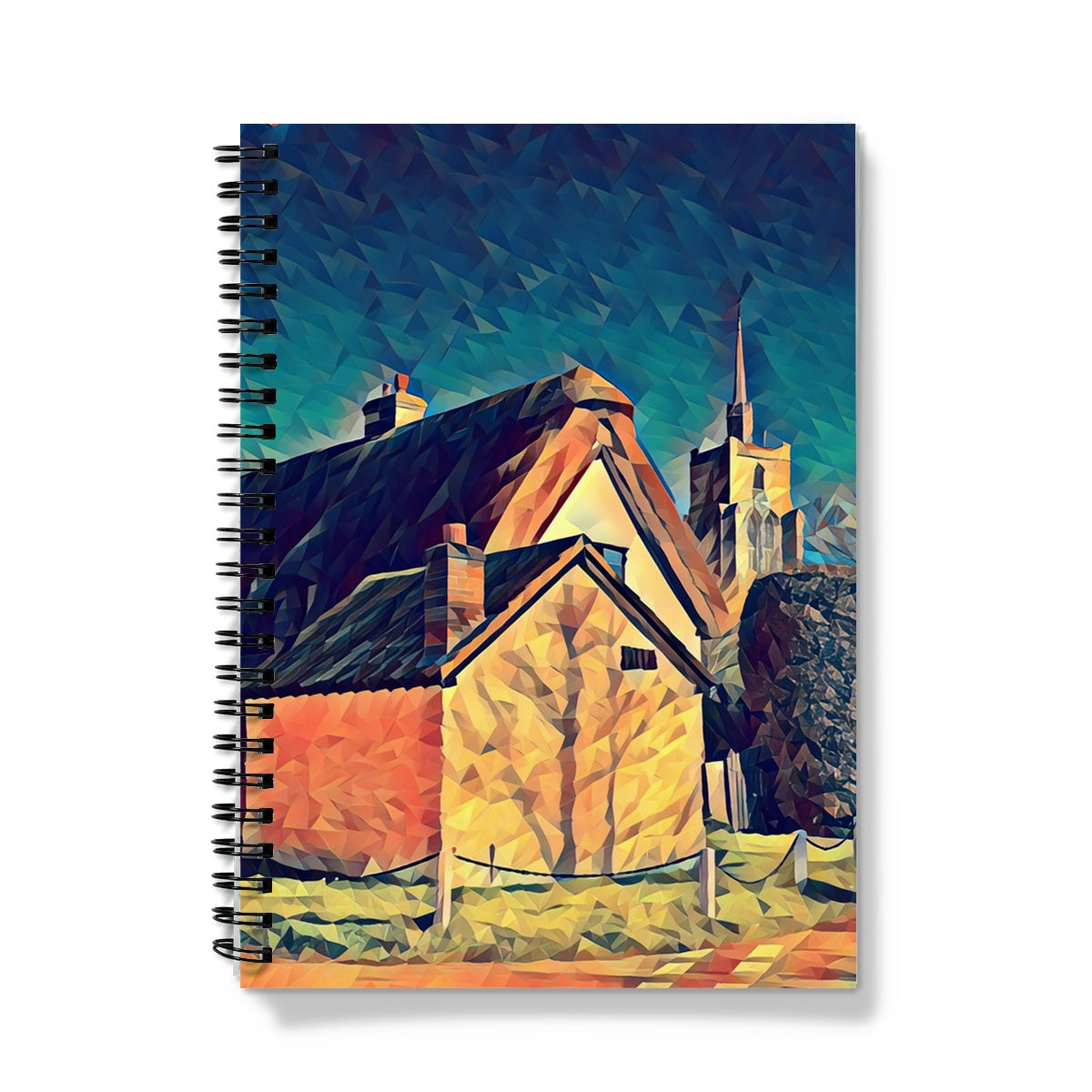 Chain Cottage - Poly Art Notebook