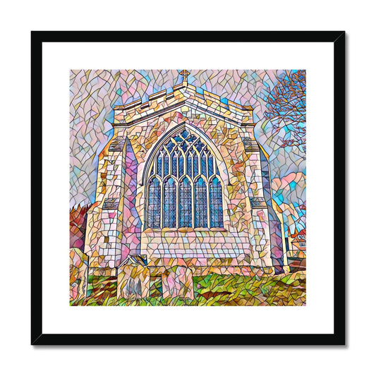 St Mary's East Face - Mosaic Framed & Mounted Print