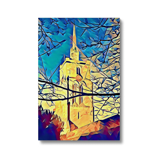 St Mary's Veiled - Poly Art Canvas