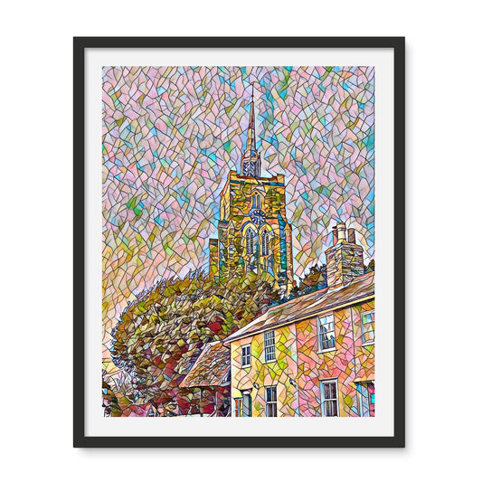 St Mary's from Mill Street - Mosaic Framed Photo Tile