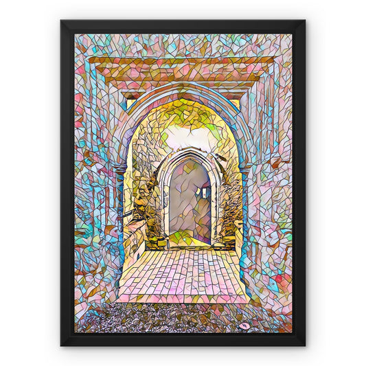 St Mary's North Entrance - Mosaic Framed Canvas