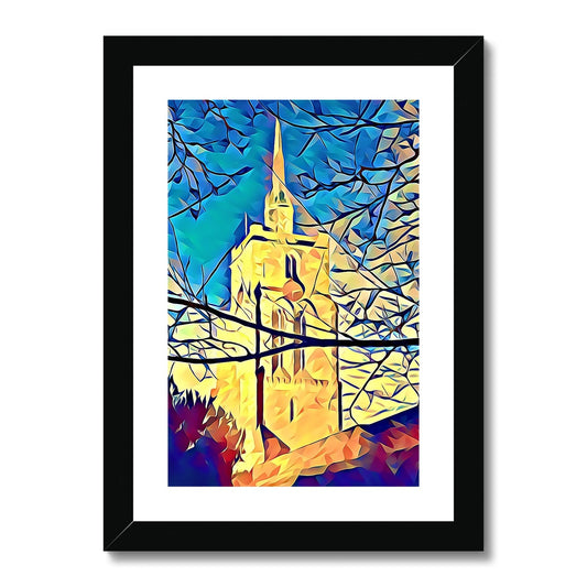 St Mary's Veiled - Poly Art Framed & Mounted Print