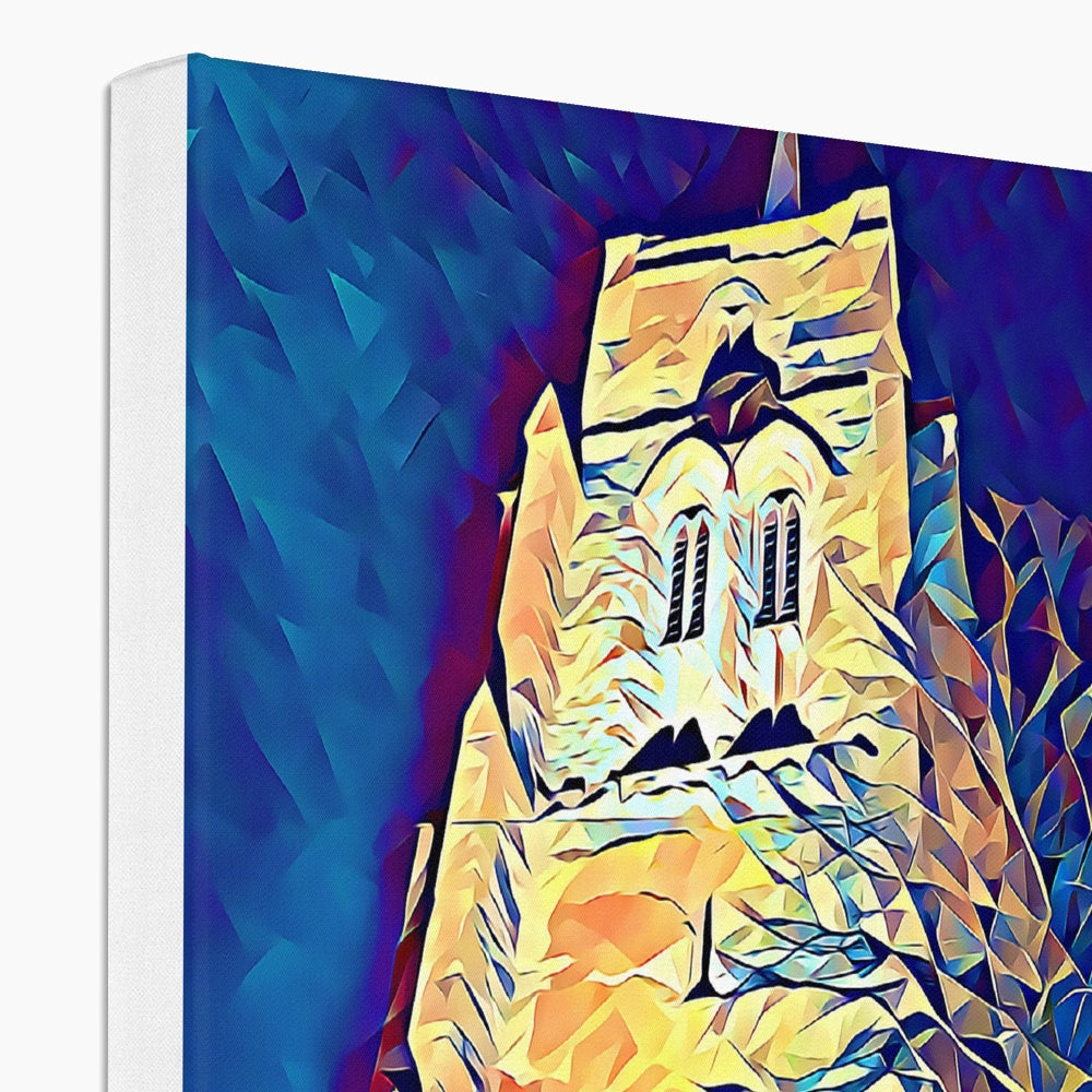 St Mary's Tower North - Poly Art Canvas