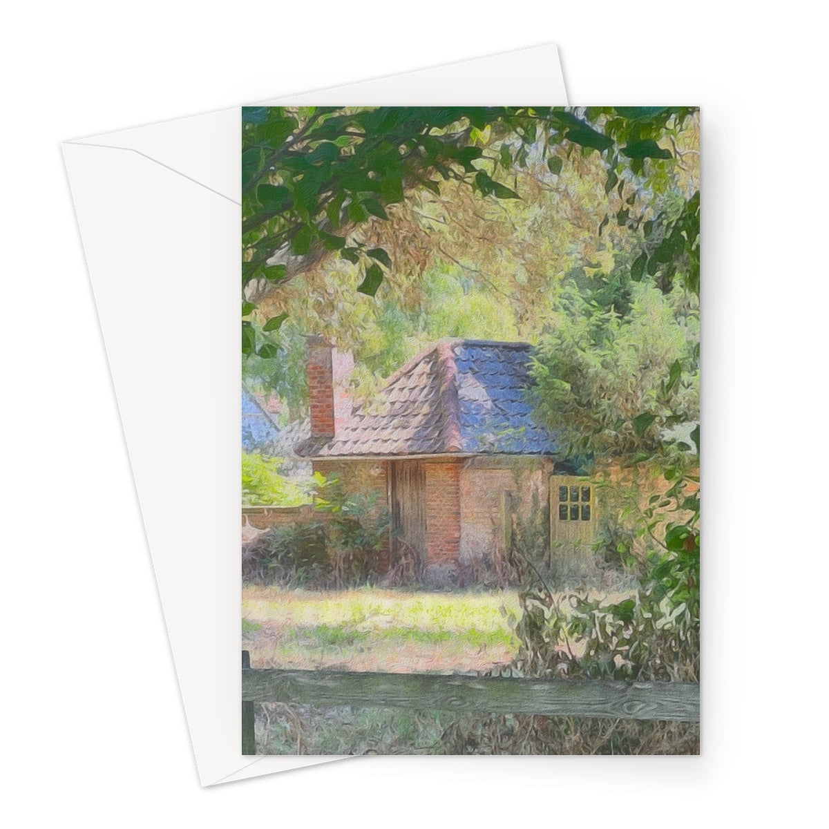 Hidden on Rolly’s Lane - Oil Greeting Card