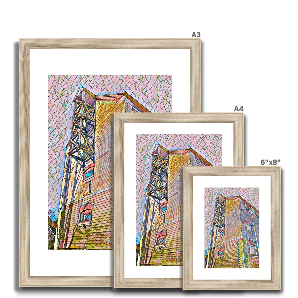 The Maltings 2 - Mosaic Framed & Mounted Print