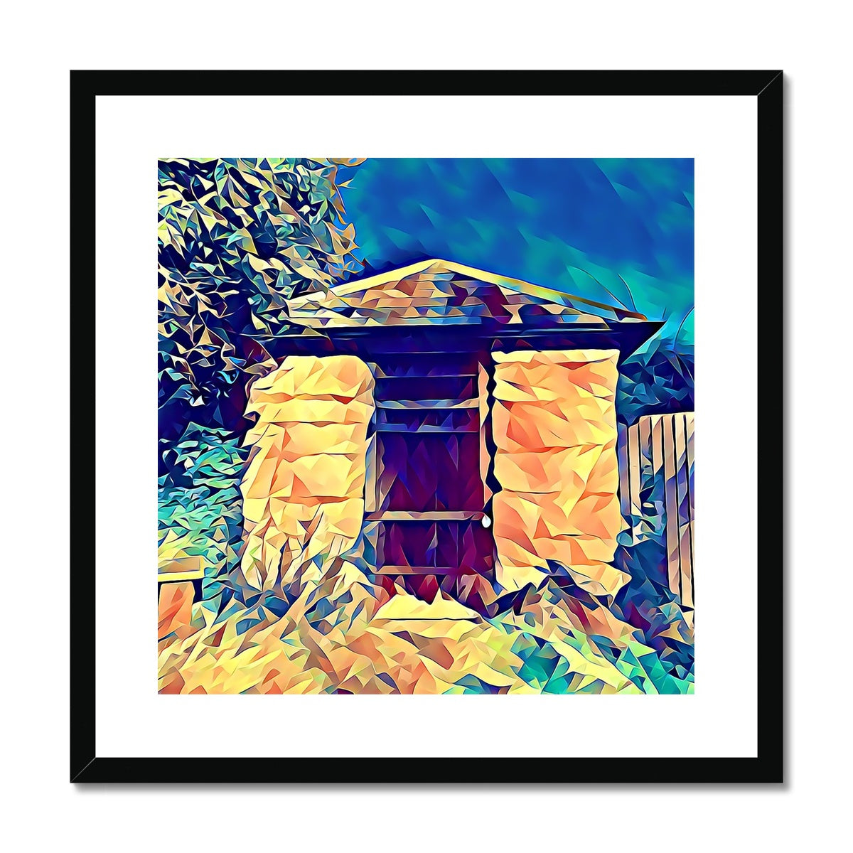 The Lock Up - Poly Art Framed & Mounted Print