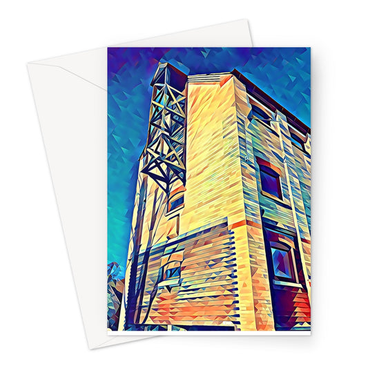 The Maltings 2 - Poly Art Greeting Card