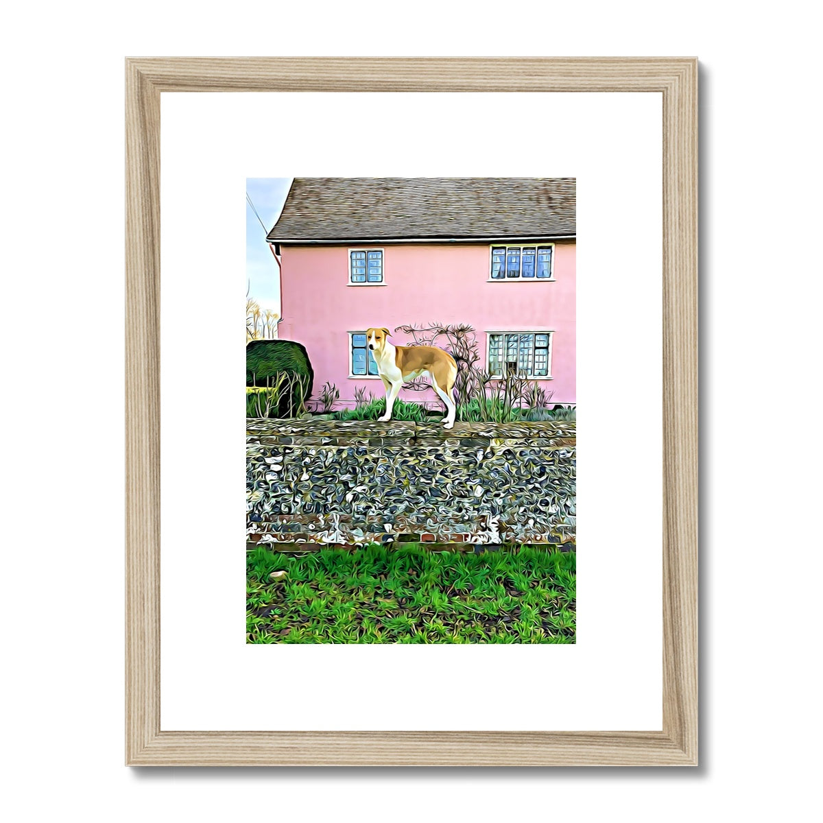 Gardiners Lane - Illustrated Framed & Mounted Print